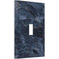 thumbnail image 2 of Nadoabtm Decorative Light Switch Cover Realistic Deep Blue Marble Pattern 1 Gang Single Toggle Decorator Outlet Wall Plate Device Electrical Faceplate Switchplates for living Room Home Decor, 2 of 8