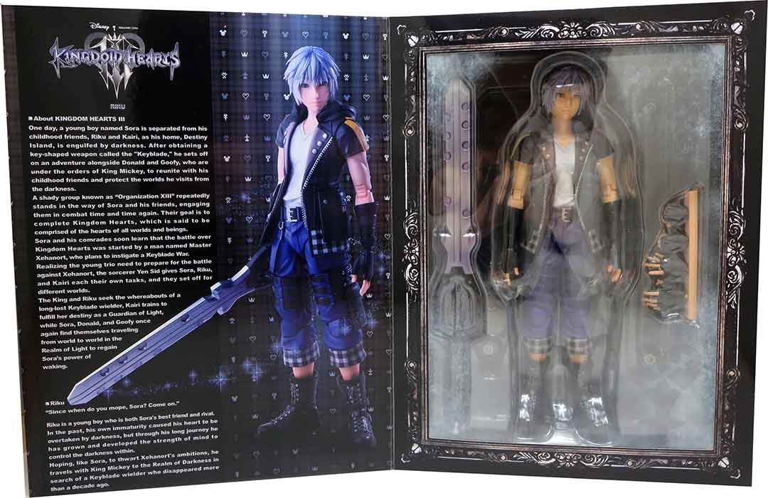 Kingdom Hearts Figurine Articulée 8 Pouces Play Arts Kai - Riku