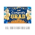 thumbnail image 2 of EXtraLarge Congrats Grad Banner 180x110 Cm | Graduation Party Decorations Black And Gold | Graduation Banner | Graduation Decorations Class Of | Red Graduatio, 2 of 8