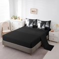 thumbnail image 3 of 7Pcs Nature Tornado Comforter Set Village Pattern Bedding Set Tornado Lightning Bed Sheets Set Cyclone Natural Disaster Theme Bed Set With 2 Pillowcases & 2 Throw Pillow Covers, King, 3 of 5