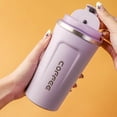thumbnail image 5 of JWshufel Stainless Steel Coffee Mug Intelligent Temperature Display Portable Insulated Cup with Lifting Rope for Hot Cold Drinks Lightweight Easy to Carry and Clean, 5 of 5
