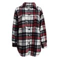 thumbnail image 4 of CEHVOM Mode Femme Manches Longues Ouvert devant Ample Manteau Imprimé Blouse Liquidation, 4 of 5