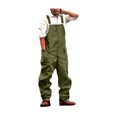 thumbnail image 1 of tredstone Combinaison en Polyester Lavé pour Homme Réutilisable et Lavable Salopette pour Hommes pour Toute Occasion Confortable Vert Armée 3TG, 1 of 6