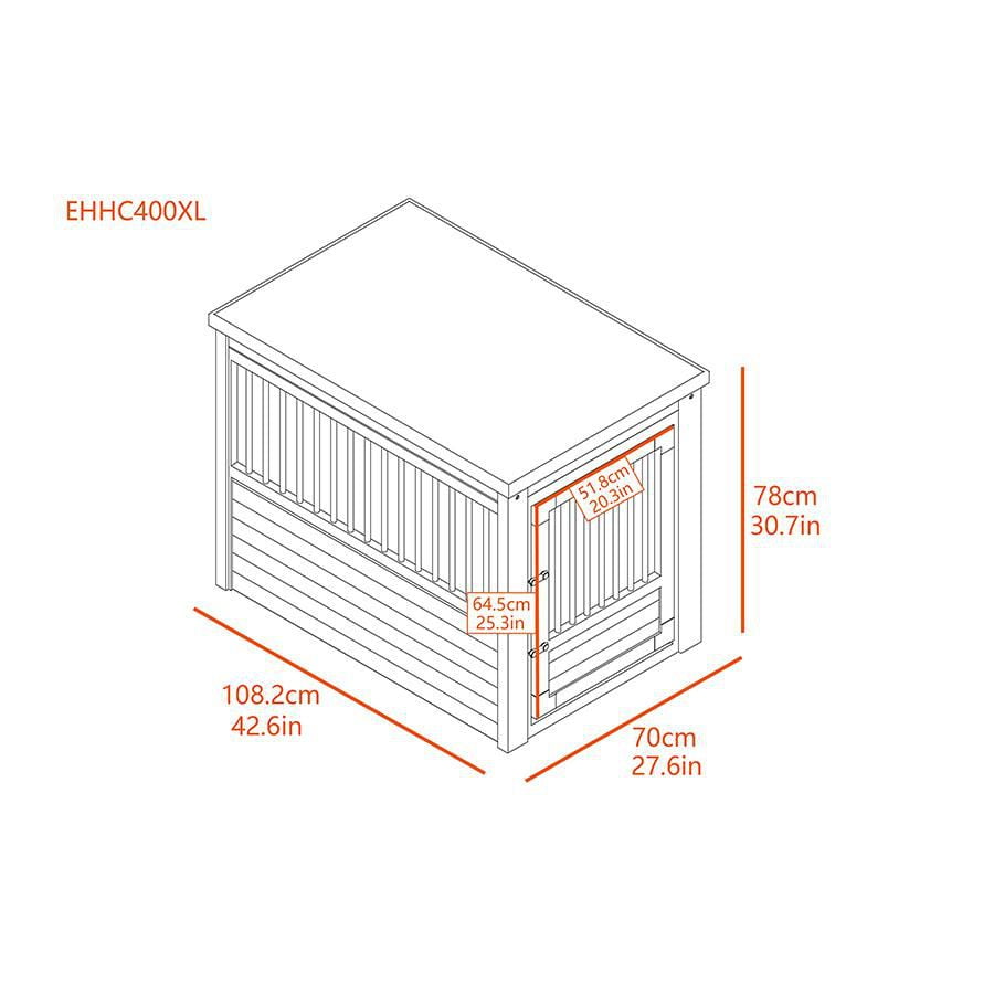 NewAge Habitat N Home Decorator Pet Crate Russet