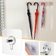 thumbnail image 1 of 2pc Traceless Screw Stickers, No Punching Hooks, Picture Frame Stickers, Wall Nails, Wall-Mounted Hooks, PVC & Stainless Steel Material, Strong Adhesion, Suitable for Glass Tile Metal, 1 of 9