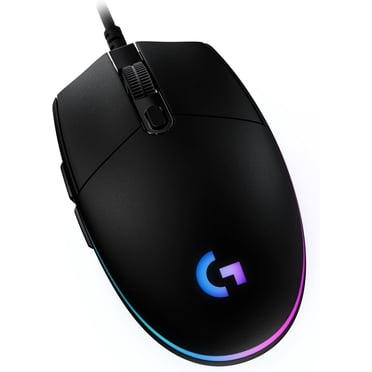 Souris de jeu optique de 8000 ppp G203 Lightsync de Logitech - Noir
