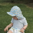 thumbnail image 5 of Kids Quick Dry Breathable Sun Hat Child Sun-proof Adjustable Beach Swim Cap, 5 of 5