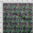 thumbnail image 3 of oneOone Cotton Silk Purple Fabric Abstract Sewing Material Print Fabric By The Yard 42 Inch Wide, 3 of 4
