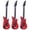 Rouge, variante sur YANGHONGY Grande Guitare Gonflable Jouet pour Enfants Déguisement Fête Accessoires de Scène Instrument de Musique Gonflable de Simulation pour Enfants 3 Pcs