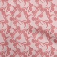 thumbnail image 1 of oneOone Velvet Medium Pink Fabric Floral Botanical Craft Projects Decor Fabric Printed By The Yard 58 Inch Wide, 1 of 4