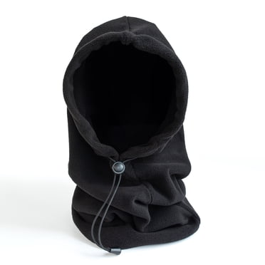 Capuche Convertible 4 en 1 en Molleton Noir