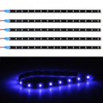 thumbnail image 1 of 6Pcs Flexible DC 12V LED Light Strips 2W 12 Light Beads DIY Decoration Lamps Waterproof For Car Motorcycle, 1 of 6