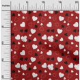 thumbnail image 2 of oneOone Cotton Jersey Red Fabric Poker Card Sewing Craft Projects Fabric Prints By Yard 58 Inch Wide, 2 of 4