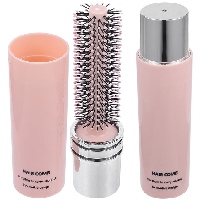 2 Pcs Brosse à Cheveux Bouclés Humide et Sèche à Double Usage Brosse à Cheveux Portable Ronde Brosse de Coiffure pour Voyage