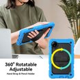 thumbnail image 2 of XYX For Xiaomi Redmi Pad SE 8.7 inch 2024, 360 Rotating Shockproof Cover with Stand, Screen Protector, Shoulder Strap, Sky Blue, 2 of 7