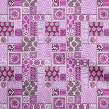 oneOone Cotton Poplin Twill Dark Magenta Fabric Patchwork Diy Clothing Quilting Fabric Print Fabric By Yard 56 Inch Wide-DE