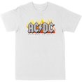 thumbnail image 1 of ACDC T-Shirt Blanc Grand Highway to Hell Flames, 1 of 3