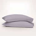 thumbnail image 1 of Purity Home 100% Organic Cotton Pillowcases, 300 Thread Count Percale, Breathable, Super Soft, & Cozy 2-Piece - King Lavender, 1 of 5