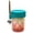 Green, variant on Glass Meal Prep Jar with Spoon in Lid, Airtight Overnight Oats Container with Measurement Marks, Portable Leak-Proof Breakfast Shaker for Yogurt Salad and Snacks