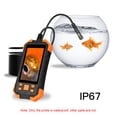 thumbnail image 2 of Endoscope Industriel à Double Objectif 7,9 mm avec Écran IPS de 4,3 Pouces, Caméra HD 1080P, Lumière LED Réglable, Câble Semi-Rigide de 10m, Orange - Idéal pour les Inspections Automobiles et de Pipeline, 2 of 6