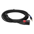 thumbnail image 3 of Domqga 3.5mm To Dual 3Pin XLR Male Audio Cable Microphone Adapter Y Splitter Cord, 3 of 8