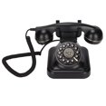 thumbnail image 1 of Vintage Wired Telephone, Fashionable Back Button ABS Material Multi Purpose Antique Telephone Elegent With Handset For Home, 1 of 8