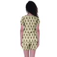 thumbnail image 3 of Moomaya Pyjama en Coton pour Femmes, Ensemble de Nuit 2 Pcs avec Shorts, Ensembles de Pyjama avec Shorts, 3 of 7