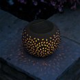 thumbnail image 4 of Clearance! Solar Outdoor Table Lantern Flickering Flame Light Round Pot With Warm Yellow Garden LED Tabletop Lamp Decorative For Garden Yard Wish List Sale Items Today #43, 4 of 7