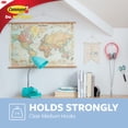 thumbnail image 3 of Command Clear Hooks, Medium, 2 Hooks, 4 Adhesive Strips, 3 of 5