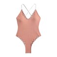 thumbnail image 4 of Yammkia Swimsuit One Piece One Piece Swimsuit Women Modest Bathing Suit Quick Dry Full Coverage Swim Suit(Pink,L), 4 of 8
