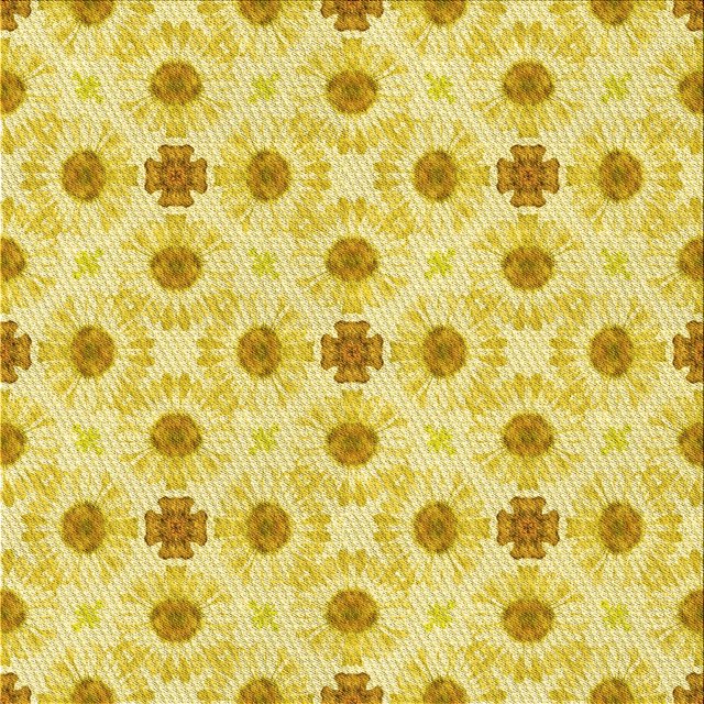 Ahgly Company Tapis d'Intérieur Lavables à la Machine, Carrés, Transitionnels, Jaunes, Tapis de Zone, 8 Pieds Carré