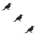 thumbnail image 2 of Shengyu Simulation Crow Animal Model - Halloween Party Decoration With Festive Ambiance Straight crow 3Set, 2 of 6