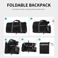 thumbnail image 4 of Rbaofujie Underbed Storage Containers Travel Luggage Bag for Men Foldable Travel Luggage Bag with Shoe Compartment Travel Bag for Men and Women Storage Bags for Clothes, 4 of 9