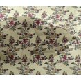 thumbnail image 4 of oneOone Viscose Chiffon Fabric Leaves & Floral Block Print Fabric By The Yard 42 Inch Wide, 4 of 4