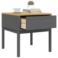 thumbnail image 2 of vidaXL Lamp Table FLORO Grey 55x55x54 cm Solid Wood Pine, 2 of 5