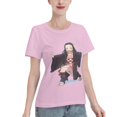 thumbnail image 2 of T-Shirt Basique à Manches Courtes pour Femmes Demon Slayer Blade Nidouzi, 2 of 6