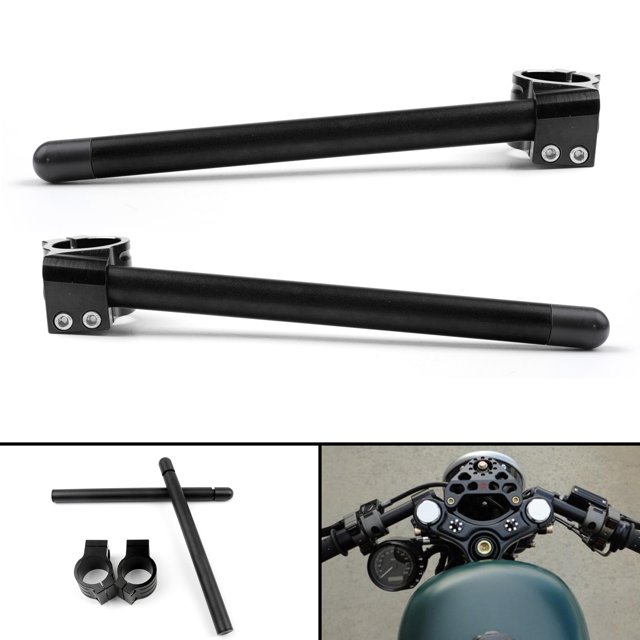 Universal Motoycycle Clip-On Handlebars For KAWASAKI ZX6R ZX9R ZRX1100 46mm