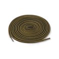 thumbnail image 1 of INSPIRE CHIC Unisex Round Rope Dual Colored Striped 1/5 Thick Boot Shoelace 150cm / 59.05" Dark Yellow Black, 1 of 4