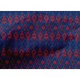 thumbnail image 4 of oneOone Cotton Poplin Fabric Geometric Ikat Print Sewing Fabric BTY 56 Inch Wide, 4 of 4