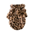 thumbnail image 1 of Winter Warm Leopard Print Coat Jacket For French And Small Breed Dogs, 1 of 6