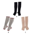 thumbnail image 2 of Maytalsory Chaussettes de Compression Respirantes à Fermeture Éclair Performance avec Confort Maximal Gris P/M 1Ensemble, 2 of 6