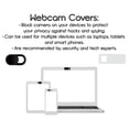 thumbnail image 4 of IllmTech Webcam Covers, Ultra Thin Slider Web Camera Privacy Cover with Strong Adhesive, Protects Privacy for Most Laptops, Tablets, and Smartphones (10-Pack(B&W/O&R)), 4 of 8