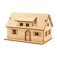 thumbnail image 1 of TISHITA 1:60 Scale Decor Miniature House Model for Gift Teens Adults Micro Landscape Style D, 1 of 8