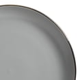 thumbnail image 4 of Gibson Home Rockaway Ensemble de Vaisselle en Grès Rond, Service pour 4, Gris, 4 of 7