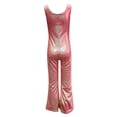 thumbnail image 4 of GDREDA Combinaison Moulante Extensible à Paillettes pour Garçons et Filles Sans Manches à Col Ras du Cou Pantalon Bas Combinaisons et Barboteuses pour Filles Rouge,13-14ans, 4 of 6
