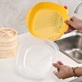 thumbnail image 4 of Vegetable Basket Strainer for Kitchen Sink Use with Soaking Bowl – 10.23 in x 9.44 in x 3.93 in ABS Plastic Colander and Removable Strainer Set, 4 of 8