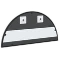 thumbnail image 3 of vidaXL Wall Mirror Black 60x30 cm Arch Iron, 3 of 5