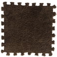 thumbnail image 1 of 5Pcs 11.81Inch Square Puzzle Polyester Velvet Carpet in 14 Colors, 1 of 9