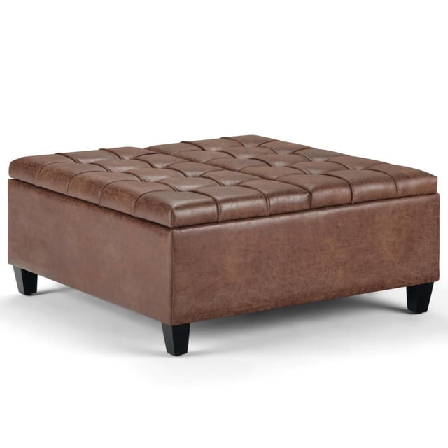 Table basse ottomane de rangement Elliot