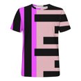 thumbnail image 4 of Styesk T-Shirts pour Homme Hommes Mode Décontractée Imprimé Sport Manches Courtes Col Rond Chemisiers Chemises, 4 of 4